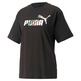 Puma ESS+ LOVE IS LOVE Relaxed Tee"Schwarz"