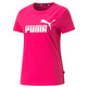 Puma ESS+ Metallic Logo Tee "Orchid Shadow"