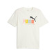 Puma ESS+ Mehrfarbiger Tee "Warm White"