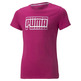 Puma Mädchen Alpha Tee "Festival fuchsia"