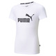 Puma Mädchen Essentials Logo Tee "Weiß"