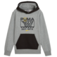 Puma Junior Basketball gewinnen Schuh Hoodie Fleece "Medium Gray"