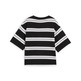 PUMA SQUAD Striped Tee "Schwarz"