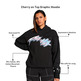 Puma Frauen Basketaball Kirsche auf Top-Grafik überdimensional Hoodie "Schwarz"