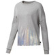 Reebok Classic Foil Print Crew Neck Sweatshirt W (Medium Grey Heather)