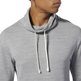 Reebok Marmor Melange Cowl Neck Hoodie