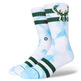 Stance Casual NBA Bucks Gefärbte Crew Socken "Blau"