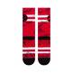 Stance Casual NBA Raptors Dyed Crew Socken "Red"