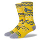 Stance NBA Golden State Frosted 2 Crew Socken "Yellow"