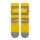 Stance NBA Golden State Frosted 2 Crew Socken "Yellow"