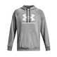 Hoodie UA Rival Fleece Logo "Grey"