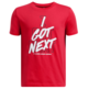 UA Boys' Basketball Hoops Next Short Sleeve Tee "Red"