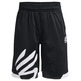 UA Jungs Curry Big Splash Short "Black-White"