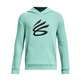 UA Boys\' Curry Splash Hoodie "Neo Turquoise"