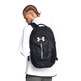 UA Hustle 6.0 Rucksack "BlackWhite"