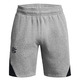 UA Herren Curry Splash Fleece Shorts "Mod Gray"