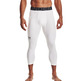 UA Herren HeatGear® Armour 3⁄4 Leggings "White"