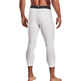 UA Herren HeatGear® Armour 3⁄4 Leggings "White"