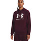 UA Herren Rival Fleece Logo Hoodie "Dark Maroon"