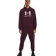 UA Herren Rival Fleece Logo Hoodie "Dark Maroon"