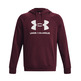 UA Herren Rival Fleece Logo Hoodie "Dark Maroon"