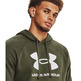 UA Herren Rival Fleece Logo Hoodie "Marine OD Green"