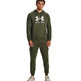 UA Herren Rival Fleece Logo Hoodie "Marine OD Green"