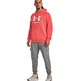 UA Herren Rival Fleece Logo Hoodie "Venom Red"