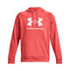 UA Herren Rival Fleece Logo Hoodie "Venom Red"