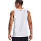 UA Herren Sportstyle Logo Tank "White"