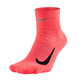 Unisex Nike Elite Kissen Quarter Running Sock (667)